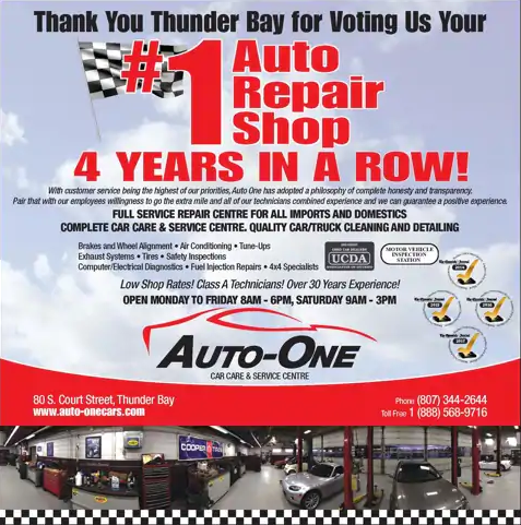 #1 Auto Repair Shop 4 Years in a Row