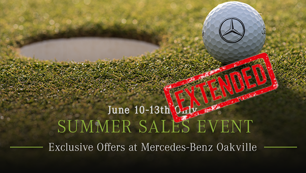 Mercedes-Benz Oakville Summer Sales Event Extended