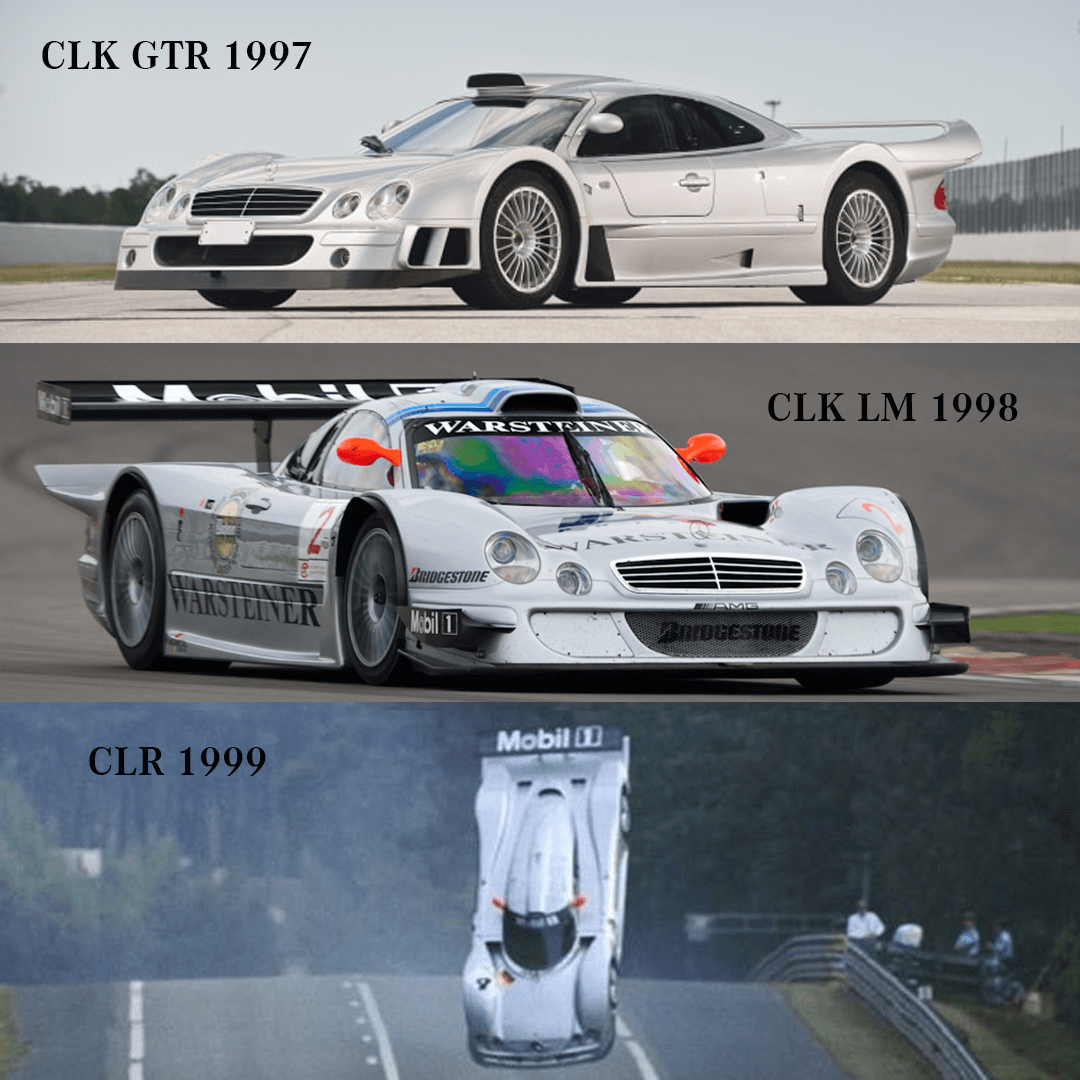 Histoire des CLK GTR, CLK LM et CLR