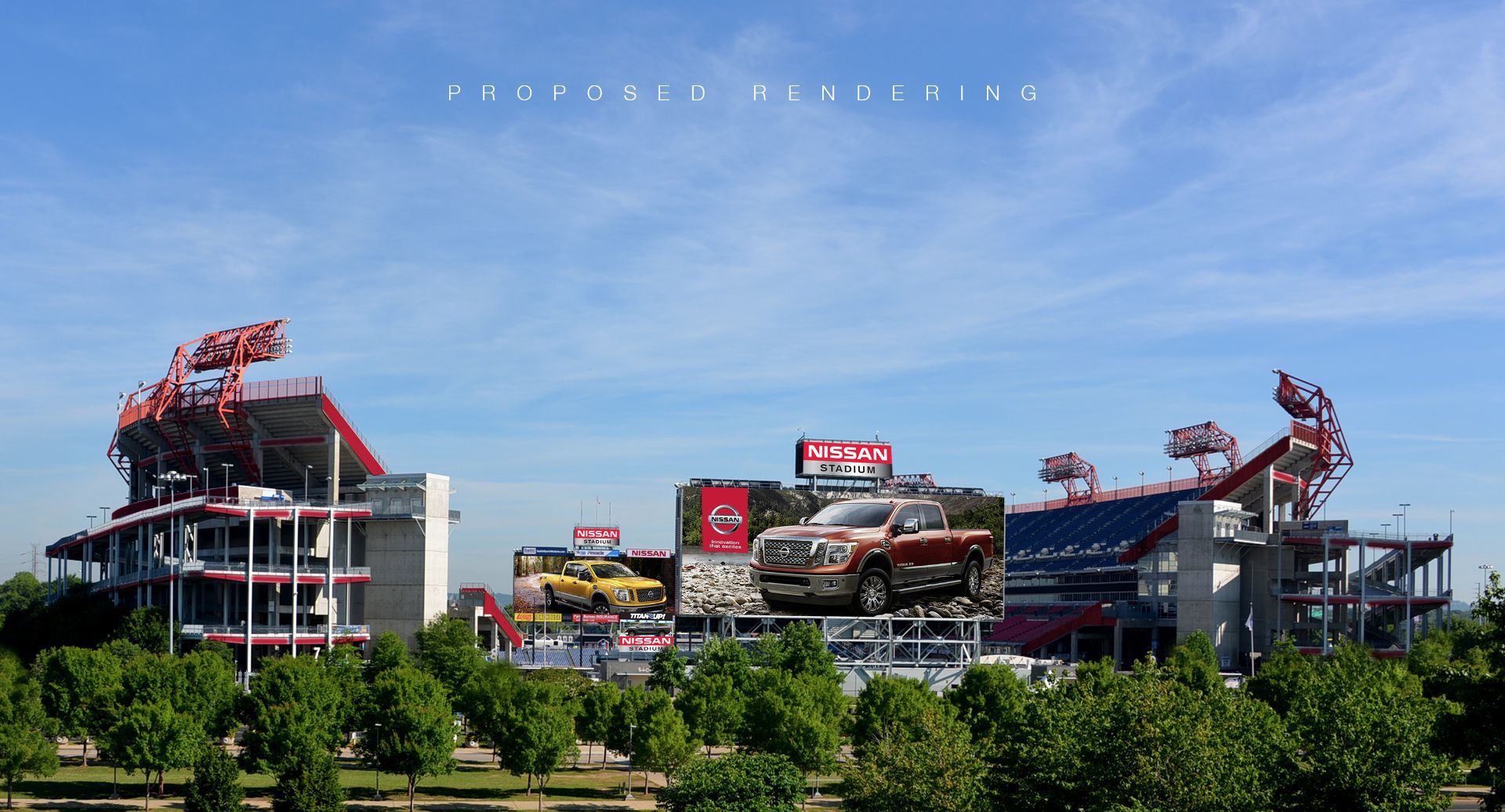 The Titans football stadium will be sponsored by Nissan