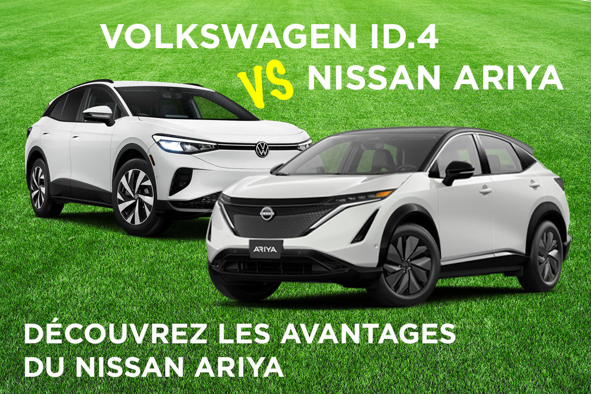 Avantages du Nissan Ariya comparé au Volkswagen ID.4