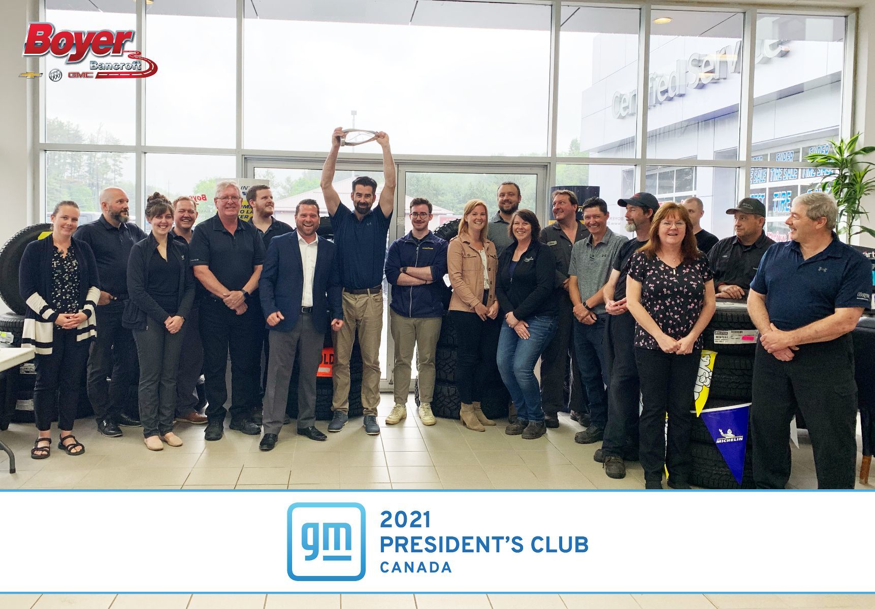 Boyer Auto Group Boyer Bancroft wins GM's Presidents Club Award