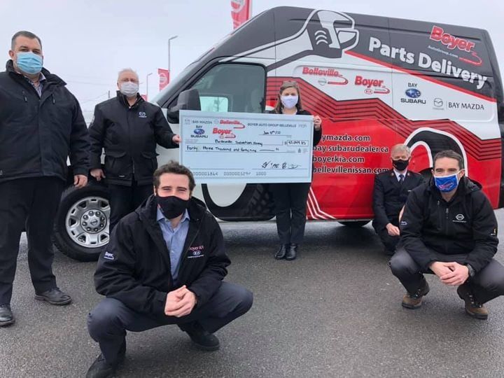 Boyer Auto Group Presents $43,050 to Belleville Salvation Army