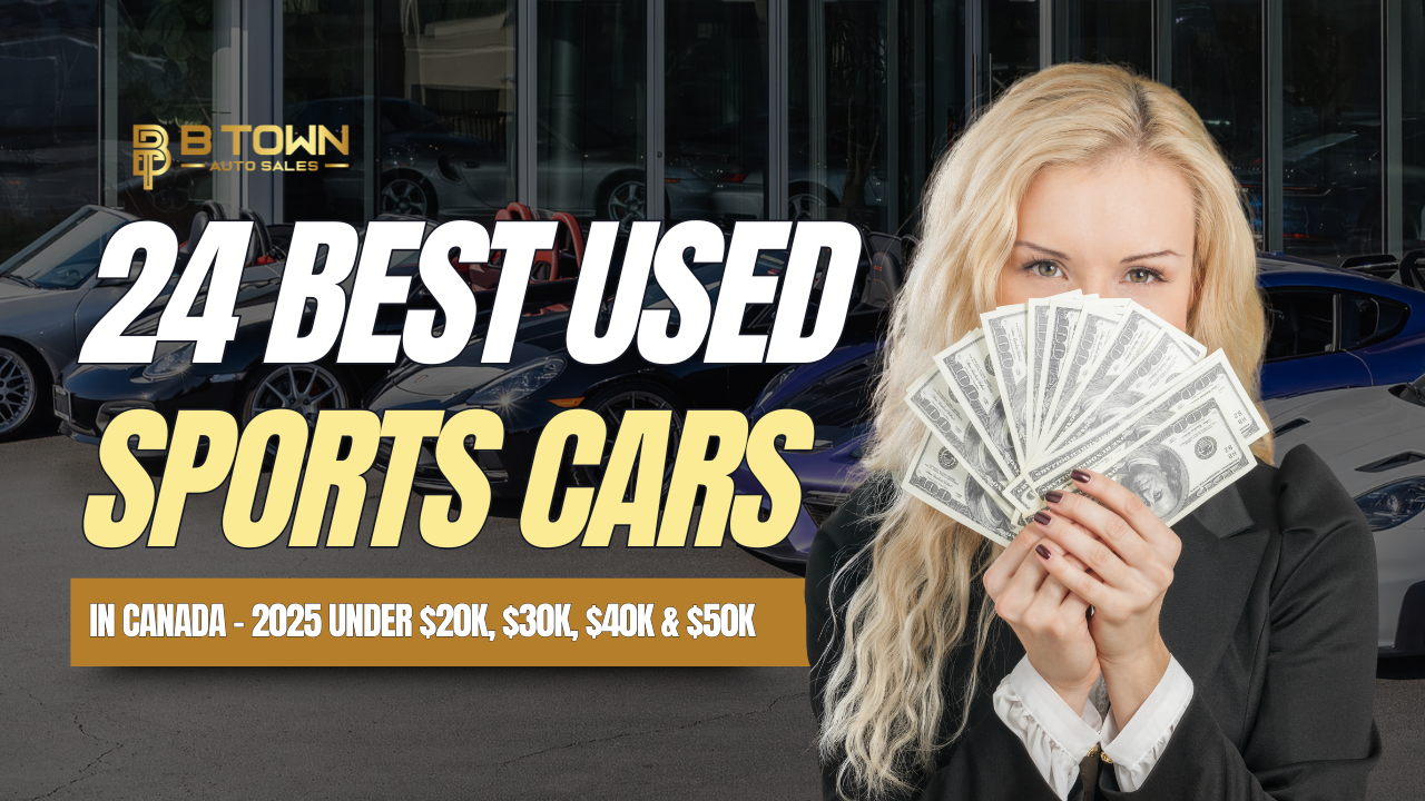 24 Best Used Sports Cars in Canada: 2025 Under $20K, $30K, $40K & $50K