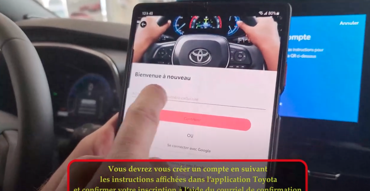 Comment connecter un téléphone intelligent à un nouveau véhicule Toyota