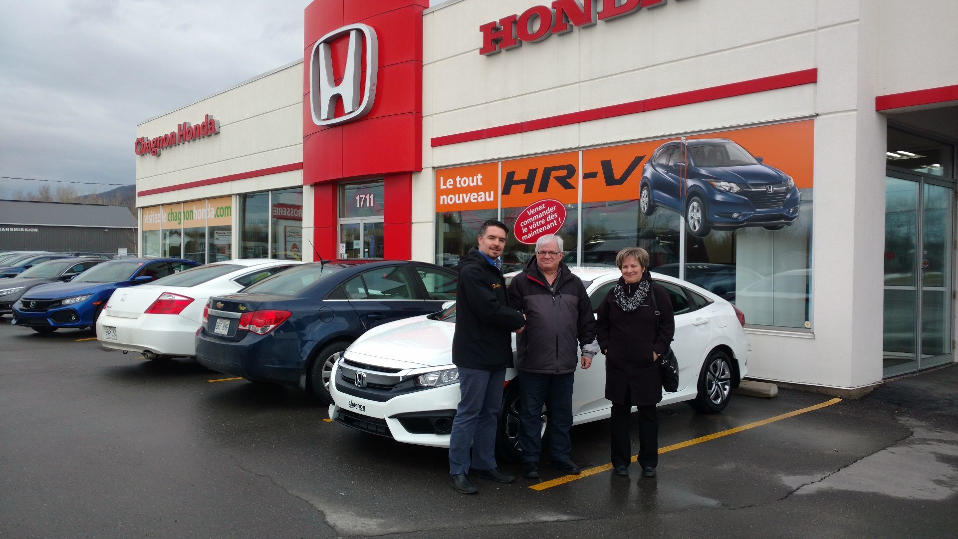 Chagnon Honda à Granby dit TEMOIGNAGE DE M. YVON TREMBLAY