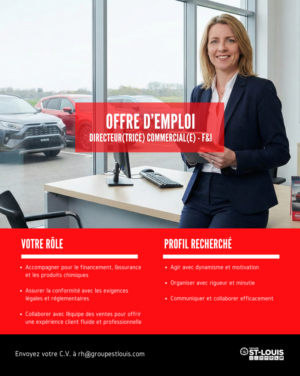 Directeur(trice) commercial(e) - F&I
