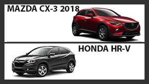 Mazda CX-3 2018 vs Honda HR-V