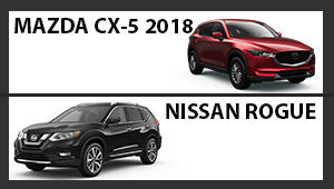 Mazda CX-5 2018 versus Nissan Rogue