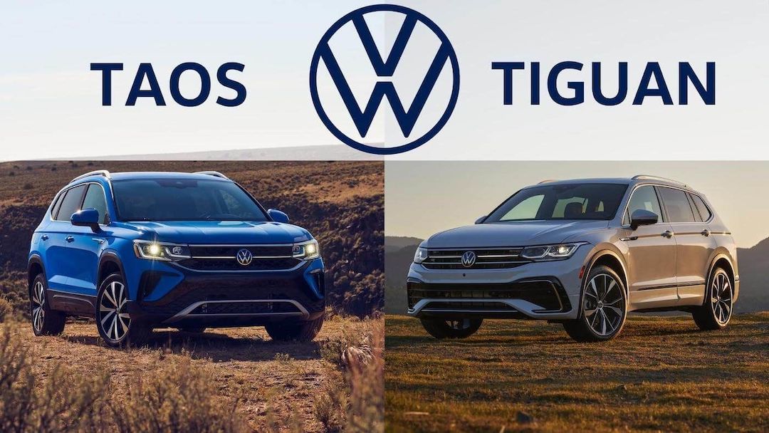 Volkswagen Taos vs Tiguan 2022
