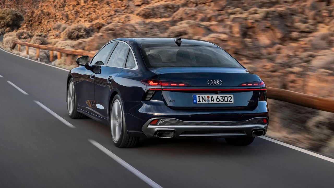 rear side view of a 2026 Audi A6