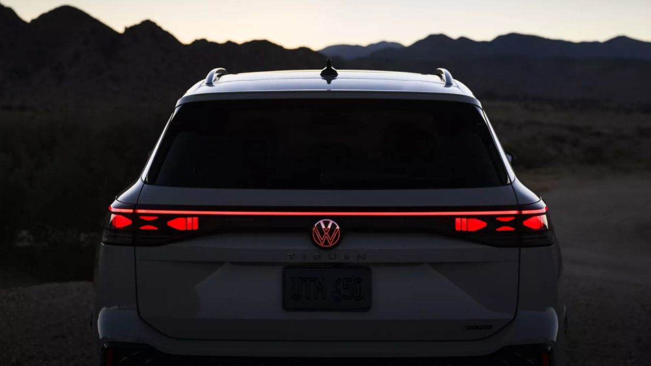 vue arrière d'une VW Tiguan 2025