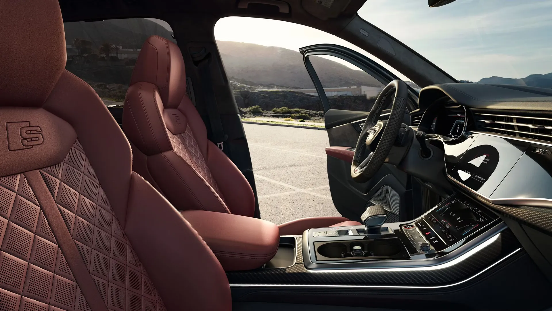 Refined interior of the 2026 Audi SQ7 with red sport seats to conclude the article on pricing and specifications.