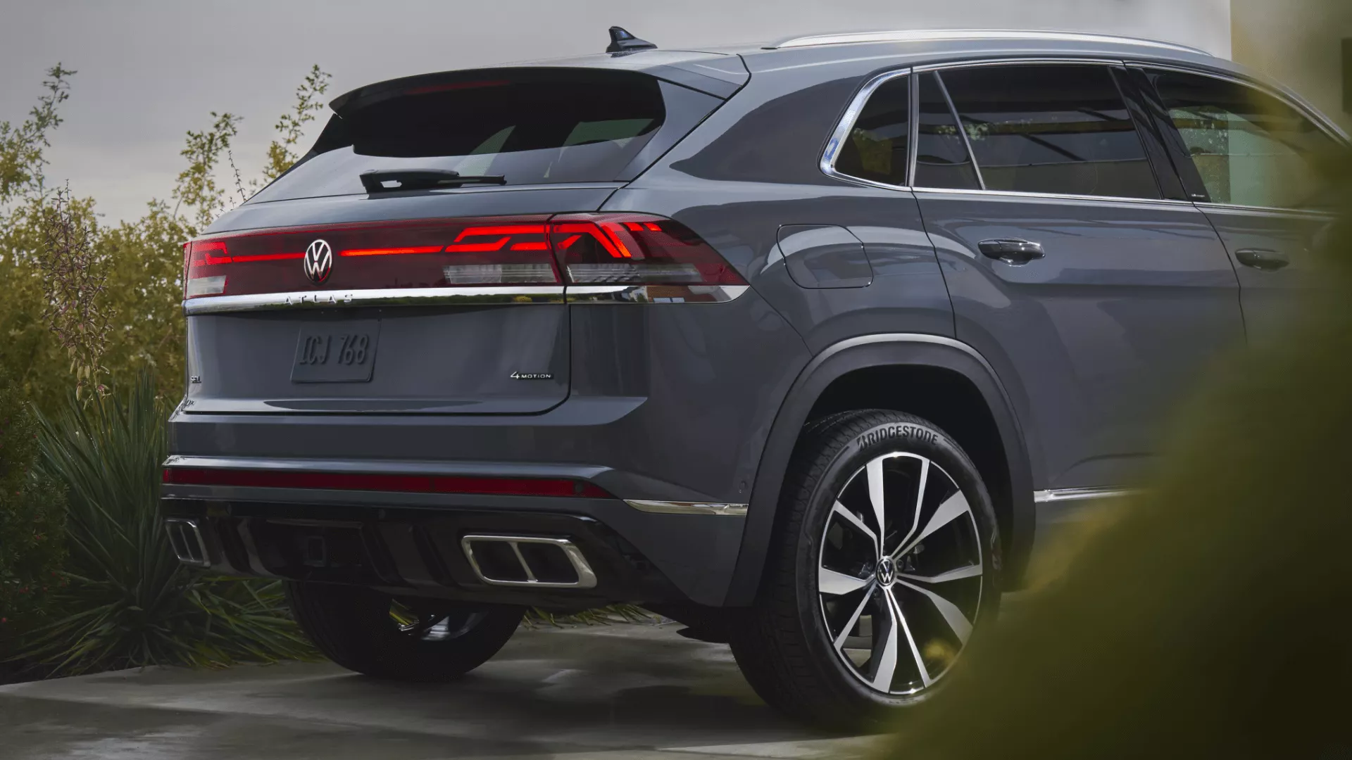 2026 Volkswagen Atlas Cross Sport, rear view, parked