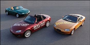 The Mazda MX-5 will set a new Guinness Record