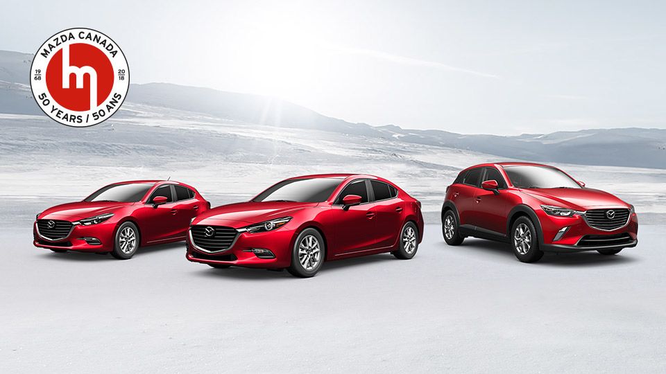 Mazda Canada fête ses 50 ans en offrant 3 modèles spéciaux