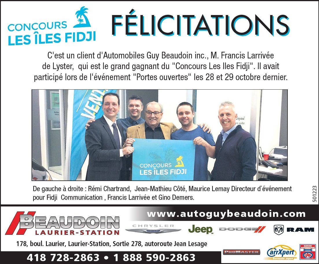 Concours les îles Fidji