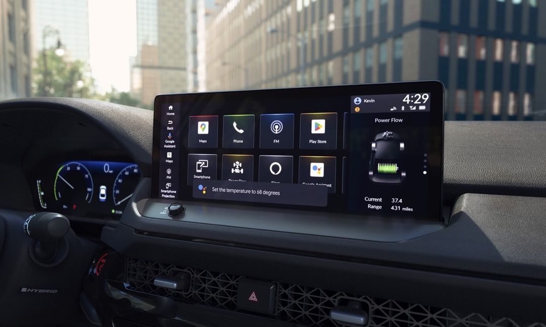 The 2023 Honda Accord Hybrid's 12.3-inch touchscreen.