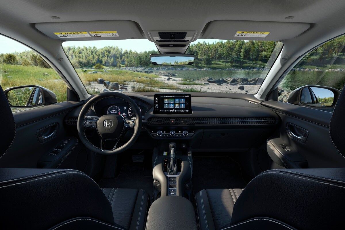 2024 Honda HR-V front interior.