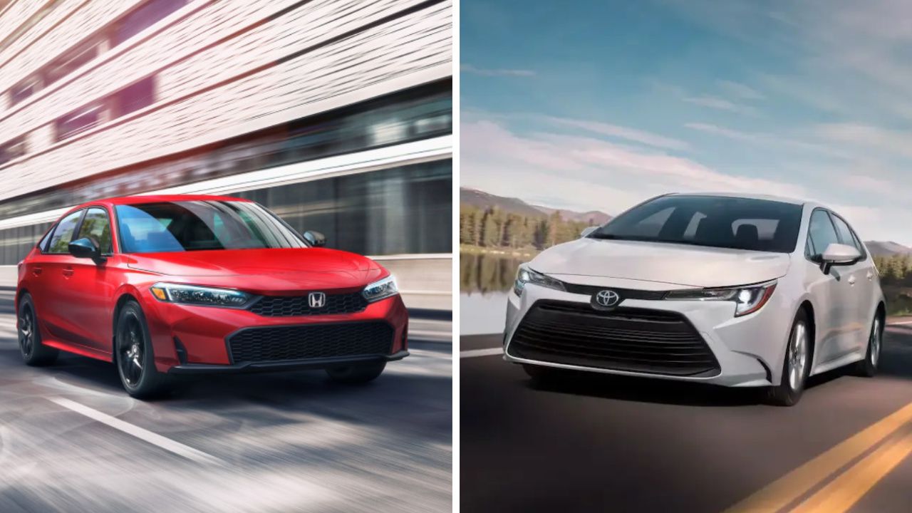 image entête - Honda Civic hybride vs Toyota Corolla hybride 2026