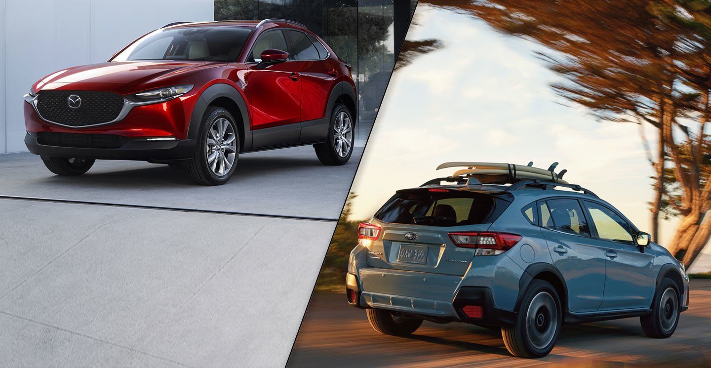 Mazda Gaspé Mazda CX30 2020 vs Subaru Crosstrek 2020 En avoir plus