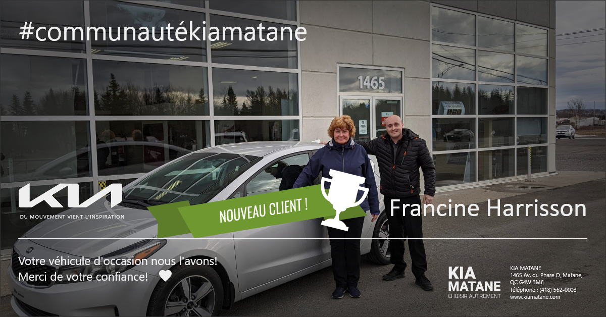 Communauté Occasion Kia Matane