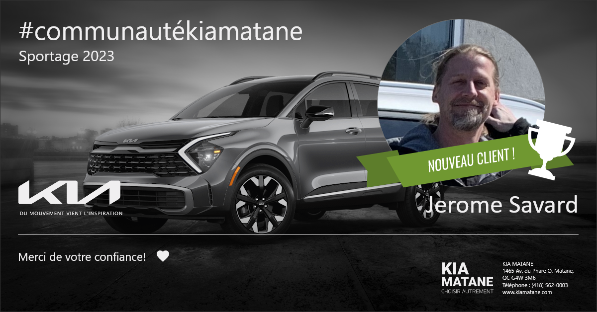 Communauté Sportage Kia Matane