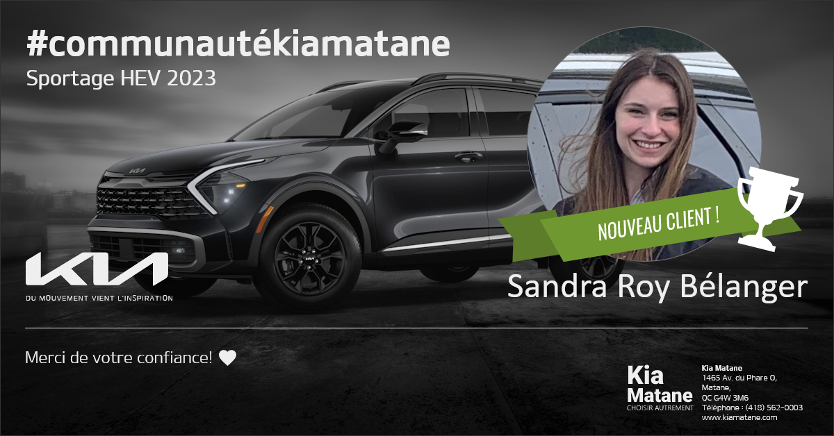 Communauté Sportage Kia Matane