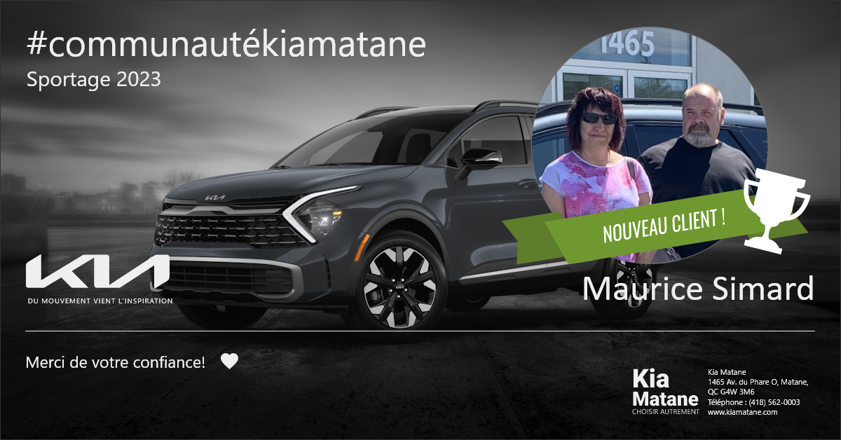 Communauté Sportage Kia Matane