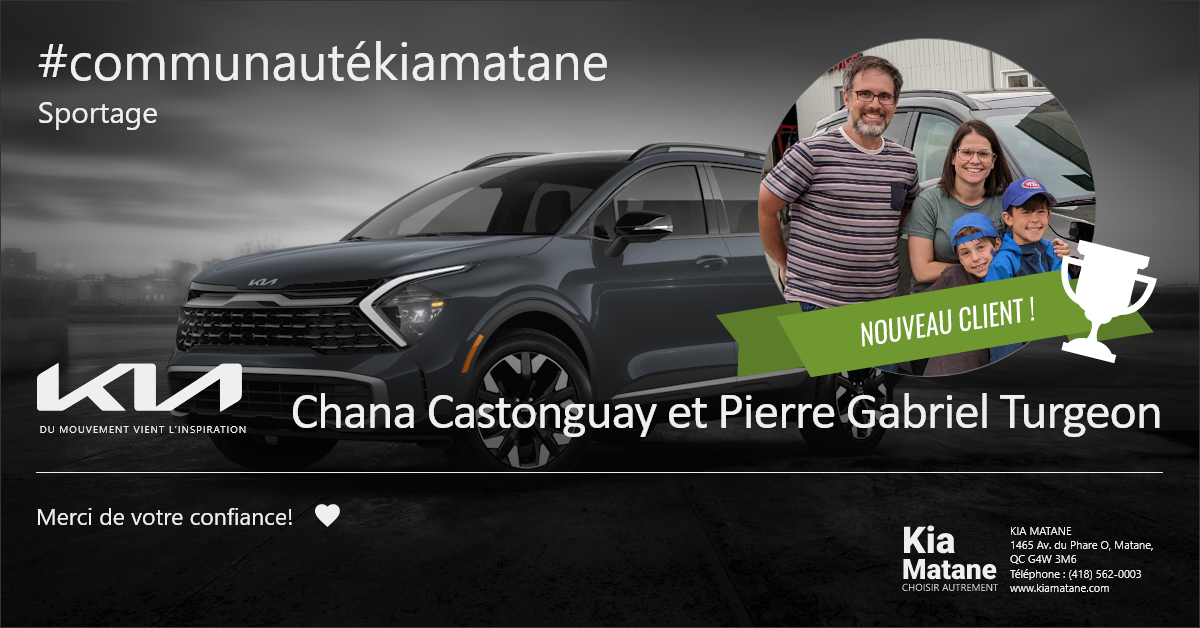 Communauté Sportage Kia Matane