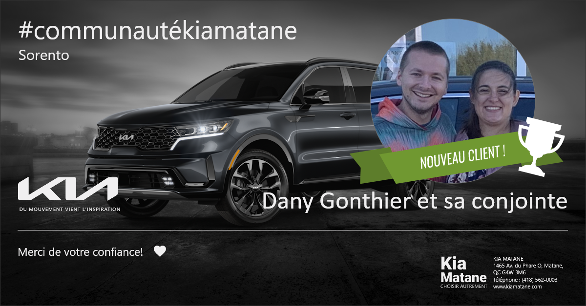 Communauté Sorento Kia Matane