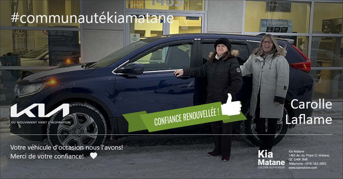 Communauté Occasion Kia Matane