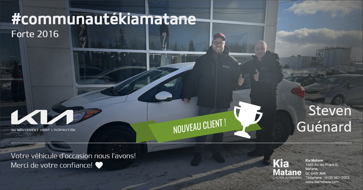 Communauté Occasion Kia Matane