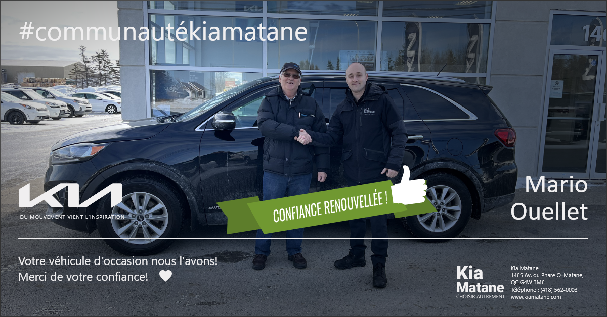 Communauté Occasion Kia Matane