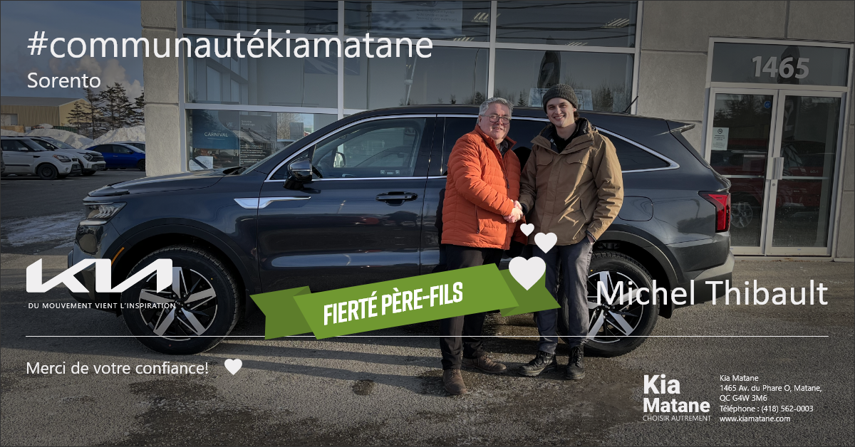 Communauté Sorento Kia Matane