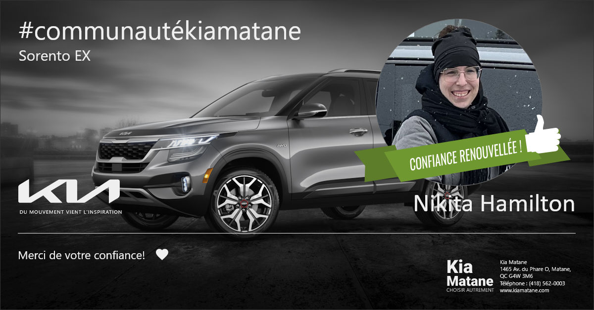 Communauté Sorento Kia Matane