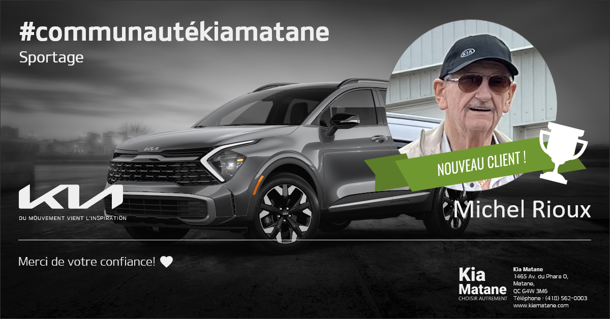 Communauté Sportage Kia Matane