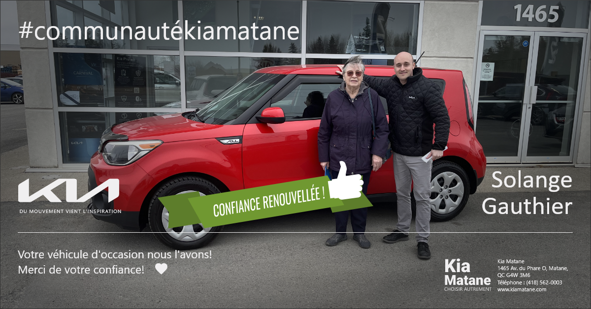 Communauté Occasion Kia Matane