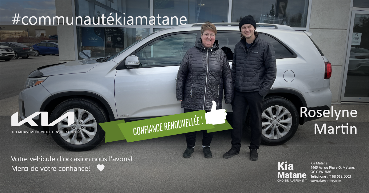 Communauté Occasion Kia Matane