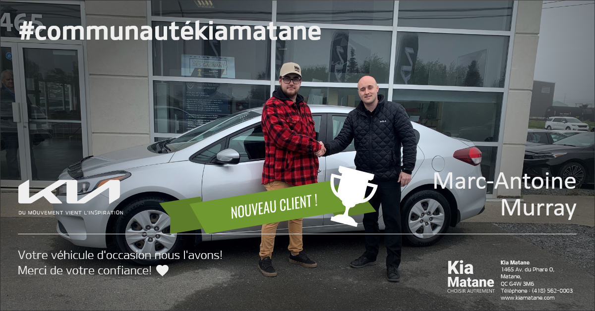 Communauté Occasion Kia Matane