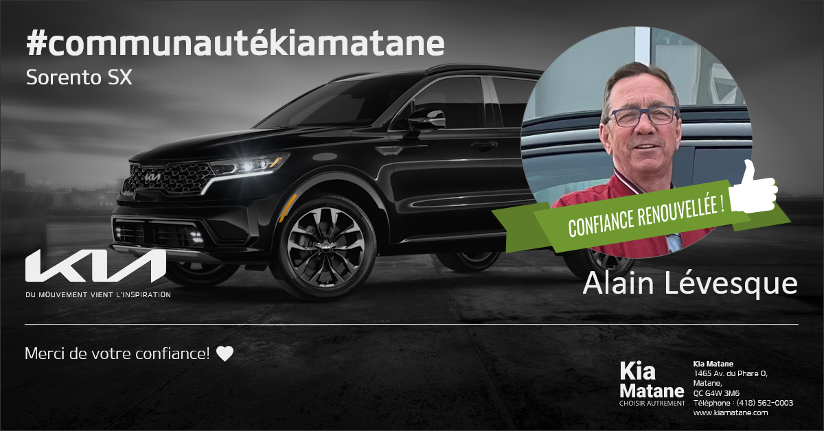 Communauté Sorento Kia Matane