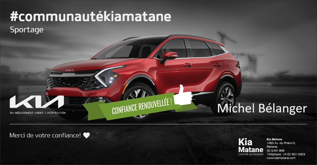 Communauté Sportage Kia Matane