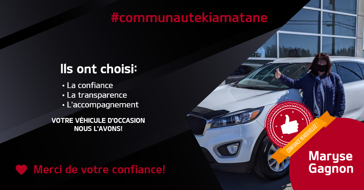 Communauté Occasion Kia Matane