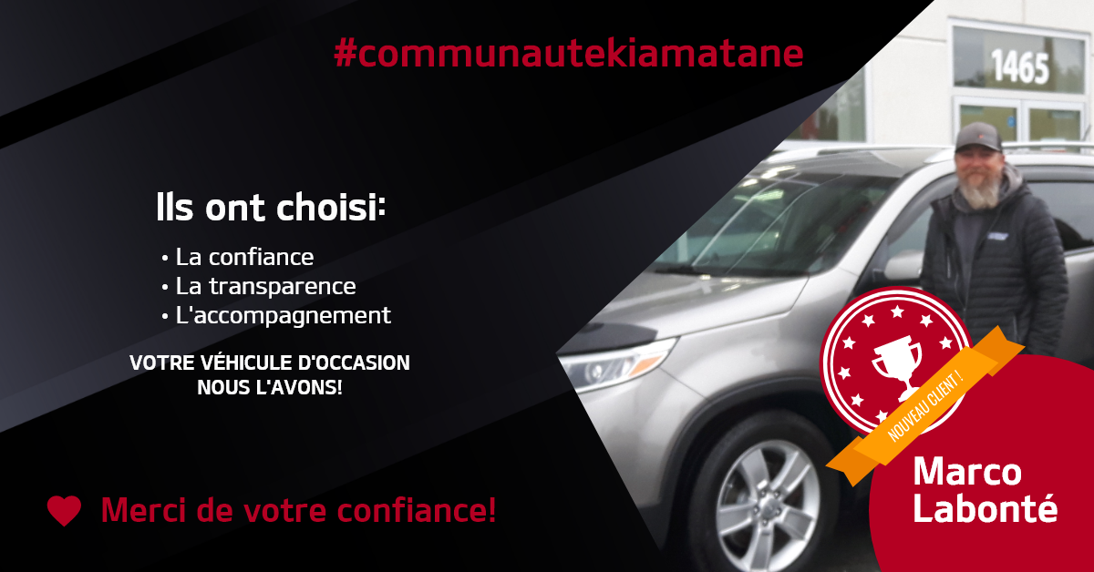 Communauté Occasion Kia Matane