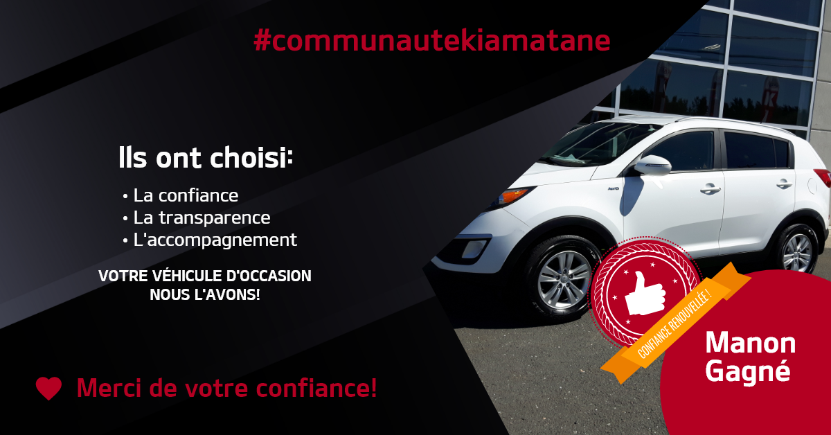 Communauté Occasion Kia Matane