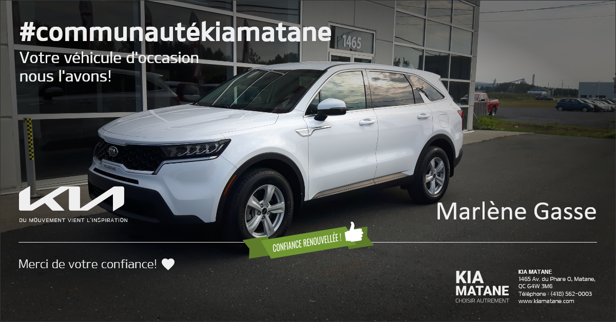 Communauté Occasion Kia Matane