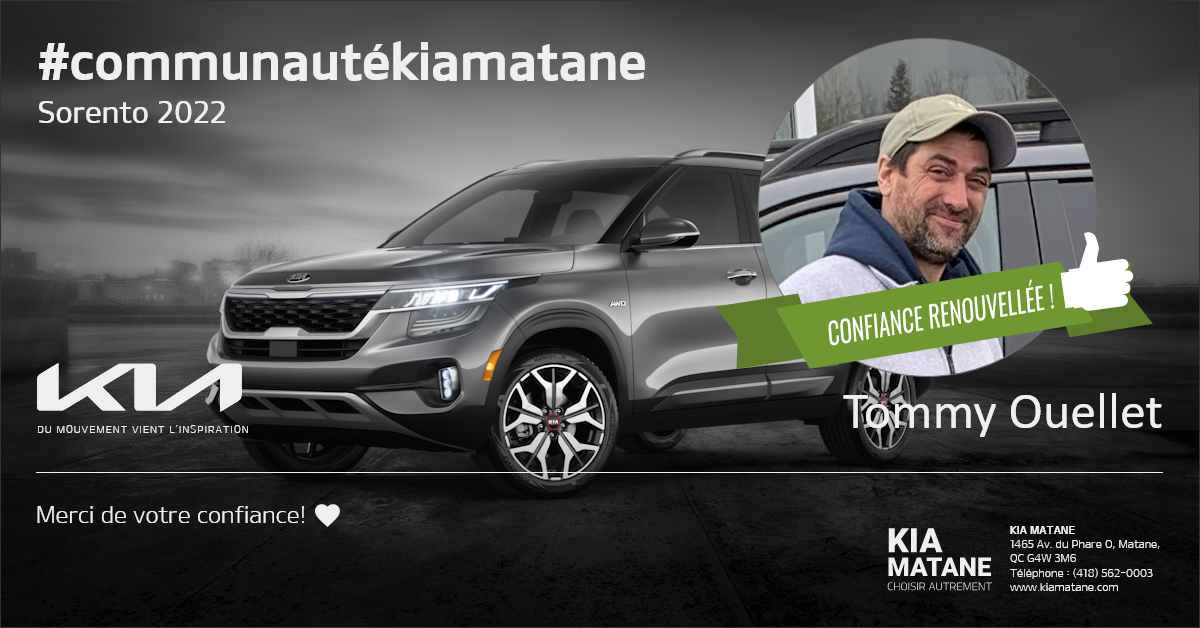 Communauté Sorento Kia Matane