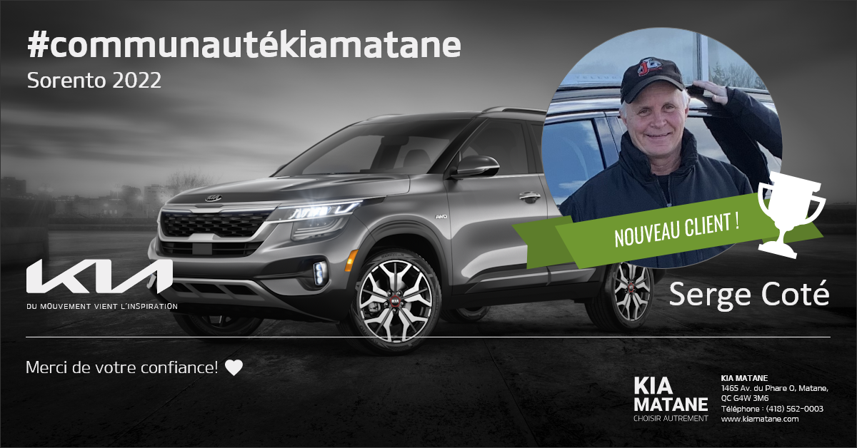 Communauté Sorento Kia Matane