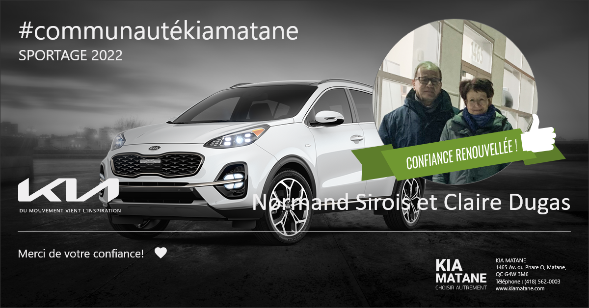 Communauté Sportage Kia Matane