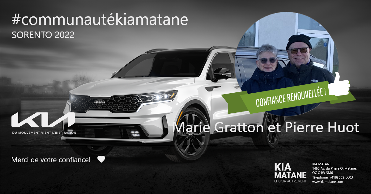 Communauté Sorento Kia Matane